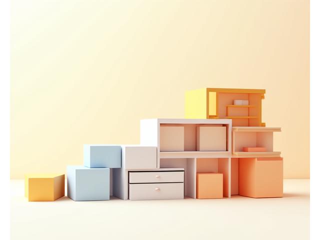 A visual timeline or infographic showing a small modular storage unit growing into a larger, more complex system with added components over time.